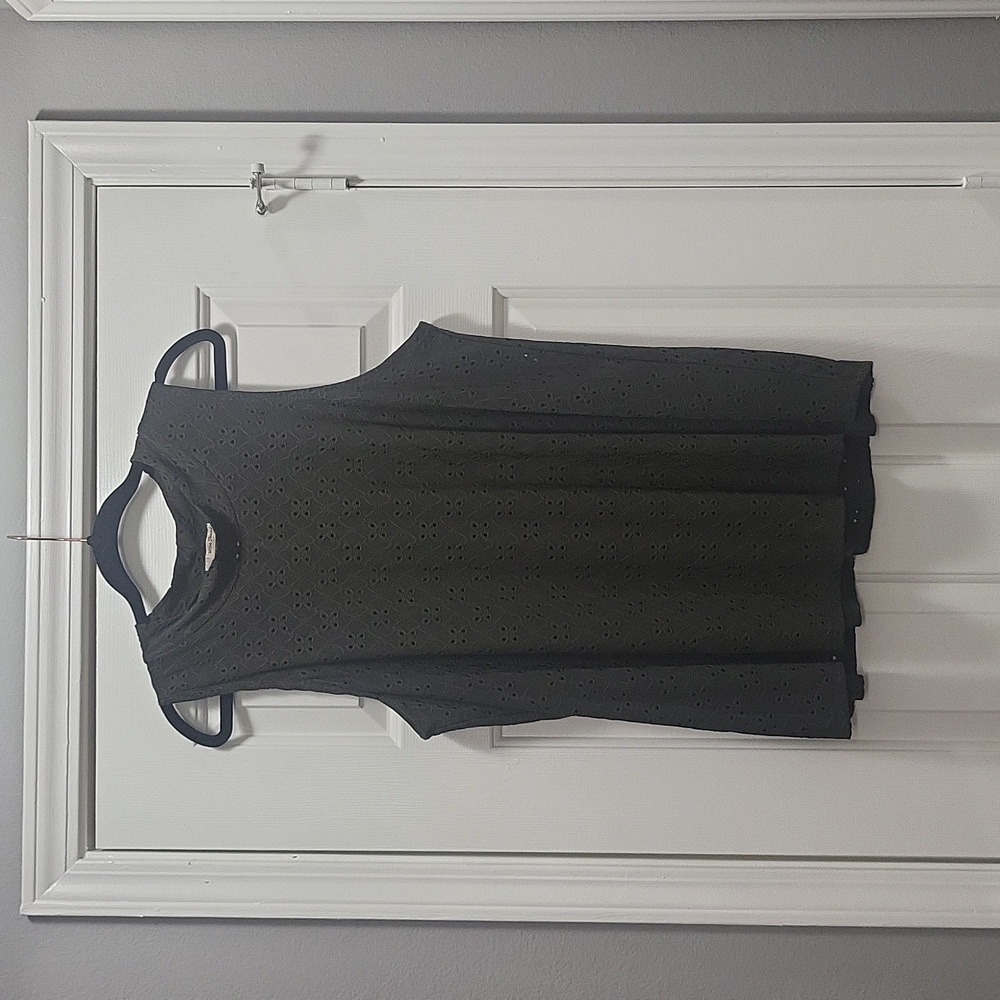 Green Lace Sleeveless Top 2X
